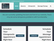 Tablet Screenshot of ellischiropracticofpuyallup.com